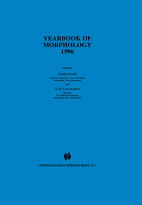 Booij / van Marle |  Yearbook of Morphology 1996 | eBook | Sack Fachmedien