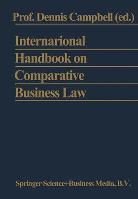 Campbell | International Handbook on Comparative Business Law | Buch | 978-94-017-4401-0 | sack.de