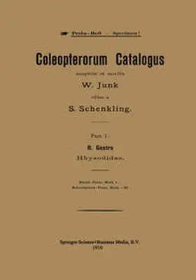 Schenkling | R. Gestro Rhysodidae | E-Book | www.sack.de