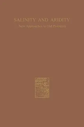 Boyko |  Salinity and Aridity | Buch |  Sack Fachmedien