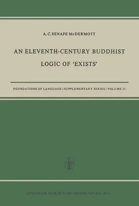 McDermott |  An Eleventh-Century Buddhist Logic of 'Exists' | Buch |  Sack Fachmedien