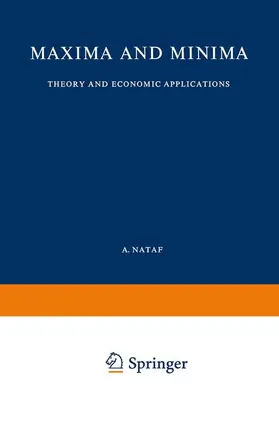 Frisch |  Maxima and Minima | Buch |  Sack Fachmedien