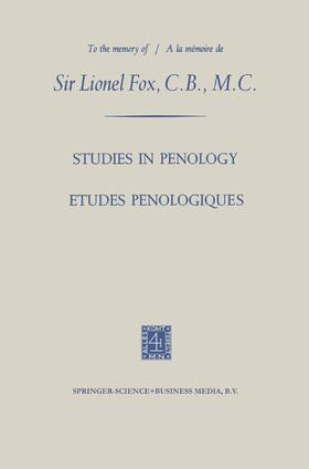 Germain / Lopez-Rey | Studies in Penology / Études Pénologiques | Buch | 978-94-017-6421-6 | sack.de
