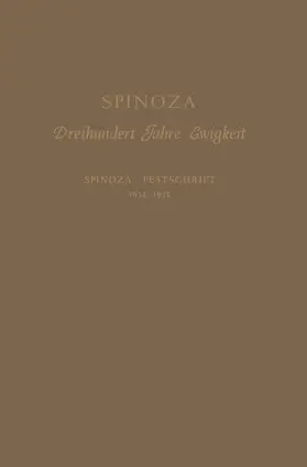 Hessing / Spinoza |  Spinoza | Buch |  Sack Fachmedien