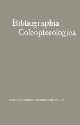 Junk |  Bibliographia Coleopterologica | eBook | Sack Fachmedien