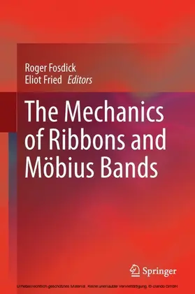 Fosdick / Fried | The Mechanics of Ribbons and Möbius Bands | E-Book | www.sack.de