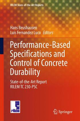 Fernandez Luco / Beushausen |  Performance-Based Specifications and Control of Concrete Durability | Buch |  Sack Fachmedien