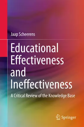 Scheerens |  Educational Effectiveness and Ineffectiveness | eBook | Sack Fachmedien