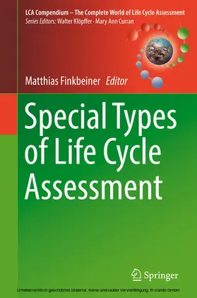 Finkbeiner | Special Types of Life Cycle Assessment | E-Book | www.sack.de