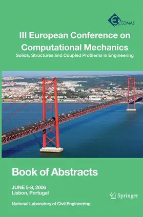 Mota Soares / Martins / Rodrigues |  III European Conference on Computational Mechanics | Buch |  Sack Fachmedien