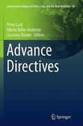 Lack / Brauer / Biller-Andorno |  Advance Directives | Buch |  Sack Fachmedien