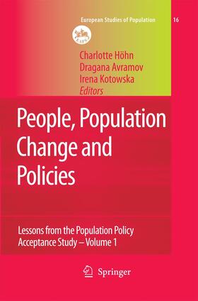 Höhn / Kotowska / Avramov | People, Population Change and Policies | Buch | 978-94-017-8262-3 | sack.de