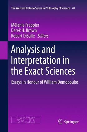Frappier / DiSalle / Brown | Analysis and Interpretation in the Exact Sciences | Buch | 978-94-017-8354-5 | sack.de