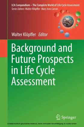 Klöpffer |  Background and Future Prospects in Life Cycle Assessment | eBook | Sack Fachmedien
