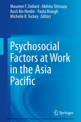 Dollard / Shimazu / Bin Nordin |  Psychosocial Factors at Work in the Asia Pacific | eBook | Sack Fachmedien