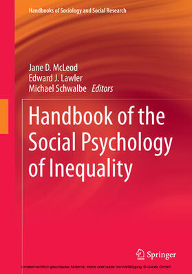 McLeod / Lawler / Schwalbe | Handbook of the Social Psychology of Inequality | E-Book | sack.de