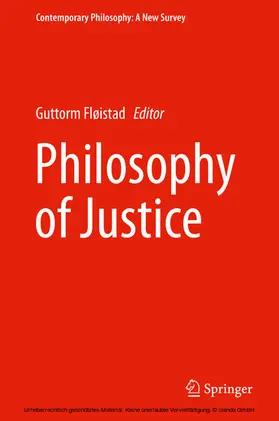 Fløistad |  Philosophy of Justice | eBook | Sack Fachmedien