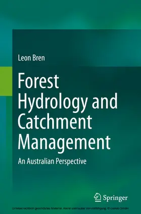 Bren | Forest Hydrology and Catchment Management | E-Book | www.sack.de