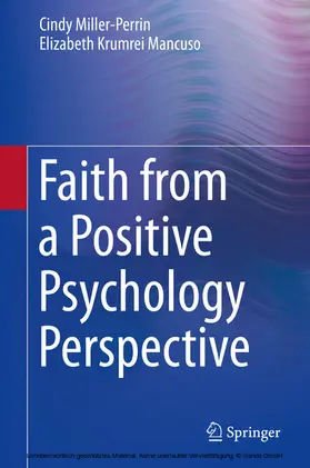Miller-Perrin / Krumrei Mancuso |  Faith from a Positive Psychology Perspective | eBook | Sack Fachmedien