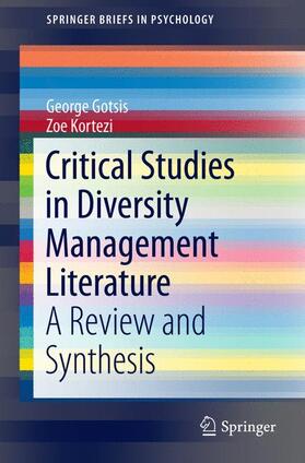 Kortezi / Gotsis |  Critical Studies in Diversity Management Literature | Buch |  Sack Fachmedien