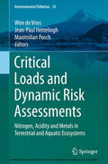 de Vries / Hettelingh / Posch |  Critical Loads and Dynamic Risk Assessments | eBook | Sack Fachmedien