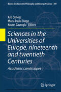 Simões / Simoes / Diogo |  Sciences in the Universities of Europe, Nineteenth and Twentieth Centuries | eBook | Sack Fachmedien
