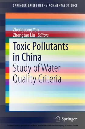 Yan / Liu |  Toxic Pollutants in China | eBook | Sack Fachmedien