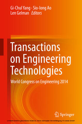 Yang / Ao / Gelman |  Transactions on Engineering Technologies | eBook | Sack Fachmedien