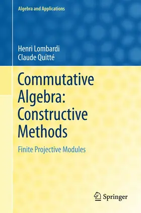 Lombardi / Quitté | Commutative Algebra: Constructive Methods | E-Book | sack.de
