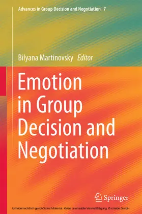 Martinovsky / Martinovski | Emotion in Group Decision and Negotiation | E-Book | sack.de