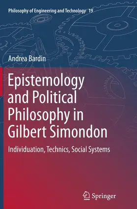 Bardin |  Epistemology and Political Philosophy in Gilbert Simondon | Buch |  Sack Fachmedien