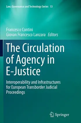 Lanzara / Contini |  The Circulation of Agency in E-Justice | Buch |  Sack Fachmedien