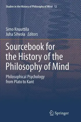 Knuuttila / Sihvola |  Sourcebook for the History of the Philosophy of Mind | Buch |  Sack Fachmedien