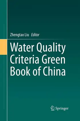 Liu |  Water Quality Criteria Green Book of China | Buch |  Sack Fachmedien