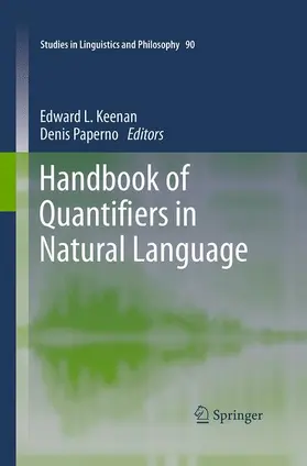 Paperno / Keenan |  Handbook of Quantifiers in Natural Language | Buch |  Sack Fachmedien