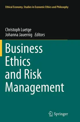 Luetge / Jauernig |  Business Ethics and Risk Management | Buch |  Sack Fachmedien