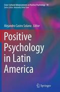 Castro Solano |  Positive Psychology in Latin America | Buch |  Sack Fachmedien