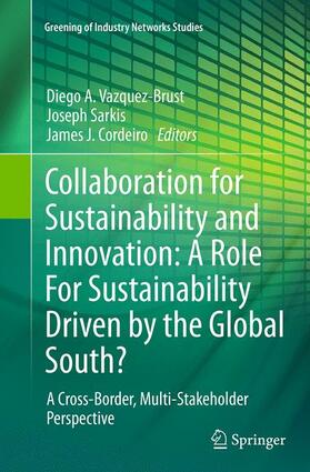 Vazquez-Brust / Cordeiro / Sarkis |  Collaboration for Sustainability and Innovation: A Role For Sustainability Driven by the Global South? | Buch |  Sack Fachmedien