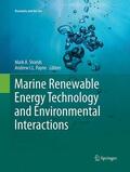 Payne / Shields |  Marine Renewable Energy Technology and Environmental Interactions | Buch |  Sack Fachmedien
