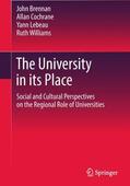 Brennan / Williams / Cochrane |  The University in its Place | Buch |  Sack Fachmedien