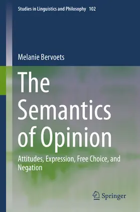 Bervoets |  The Semantics of Opinion | eBook | Sack Fachmedien
