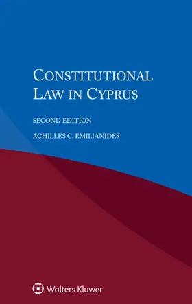 Emilianides |  Constitutional Law in Cyprus | Buch |  Sack Fachmedien