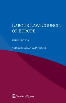 Swiatkowski |  Labour Law: Council of Europe | Buch |  Sack Fachmedien