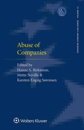 Birkmose / Neville / Sørensen | Abuse of Companies | Buch | 978-94-035-0892-4 | sack.de