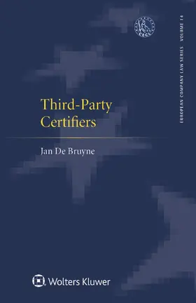 De Bruyne |  Third-Party Certifiers | Buch |  Sack Fachmedien