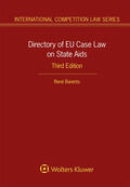 Barents |  Directory of EU Case Law on State Aids | Buch |  Sack Fachmedien