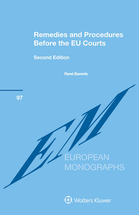 Barents | Remedies and Procedures Before the EU Courts | Buch | 978-94-035-1140-5 | sack.de