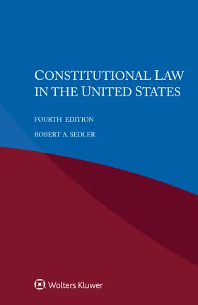 Sedler |  Constitutional Law in the United States | Buch |  Sack Fachmedien