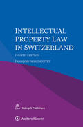 Dessemontet |  Intellectual Property Law in Switzerland | Buch |  Sack Fachmedien