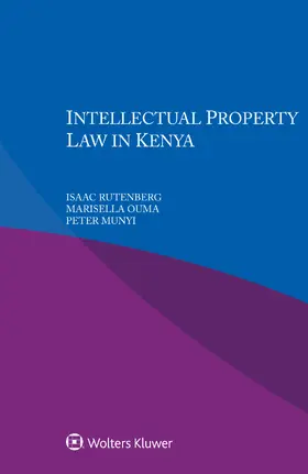 Rutenberg / Ouma / Munyi |  Intellectual Property Law in Kenya | Buch |  Sack Fachmedien